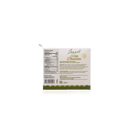 LEZZET DUBAI CHOCOLATE 12 Pack