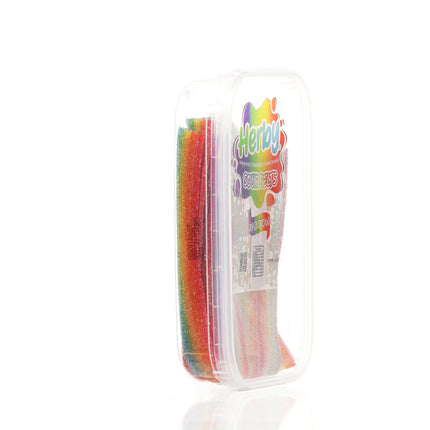 HERBY SOUR RAINBOW BELTS 10 OZ