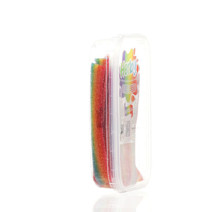 HERBY SOUR RAINBOW BELTS 10 OZ