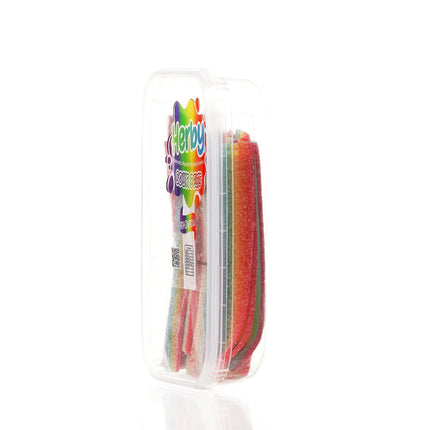 HERBY SOUR RAINBOW BELTS 10 OZ