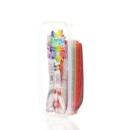 HERBY SOUR RAINBOW BELTS 10 OZ