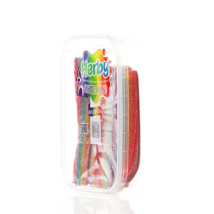 HERBY SOUR RAINBOW BELTS 10 OZ
