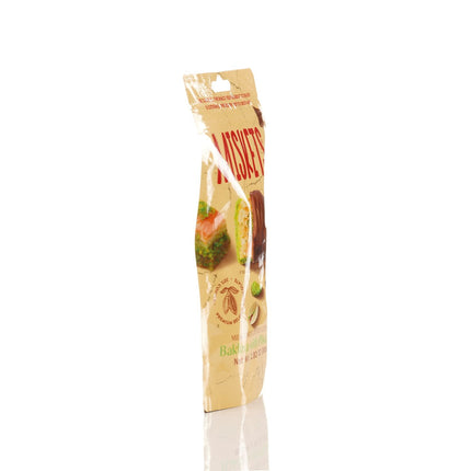 MISKETS MILK CHOCOLATE COATED DRIED BAKLAVA  WITH PISTACHIO