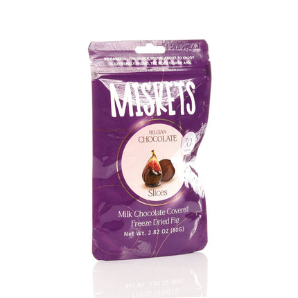 MISKETS MILK CHOCOLATE COATED FREEZE DRIED FIGS