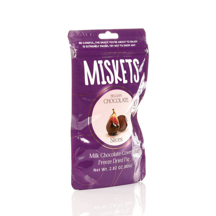 MISKETS MILK CHOCOLATE COATED FREEZE DRIED FIGS
