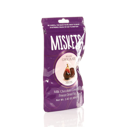 MISKETS MILK CHOCOLATE COATED FREEZE DRIED FIGS