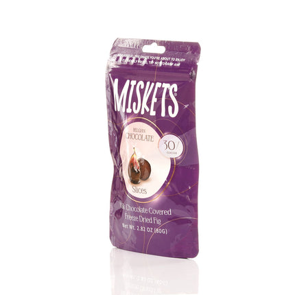 MISKETS MILK CHOCOLATE COATED FREEZE DRIED FIGS