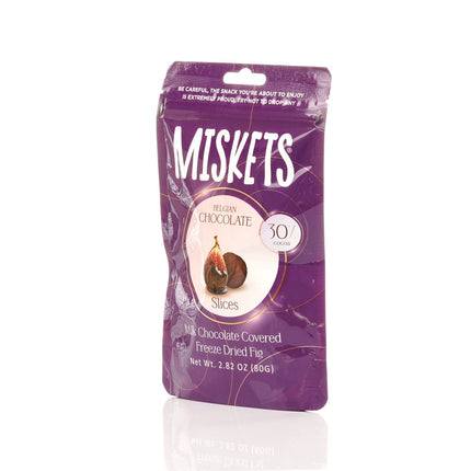 MISKETS MILK CHOCOLATE COATED FREEZE DRIED FIGS