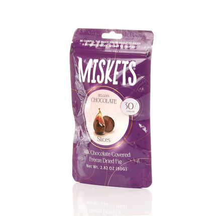 MISKETS MILK CHOCOLATE COATED FREEZE DRIED FIGS