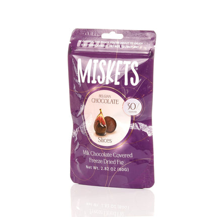 MISKETS MILK CHOCOLATE COATED FREEZE DRIED FIGS