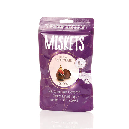 MISKETS MILK CHOCOLATE COATED FREEZE DRIED FIGS