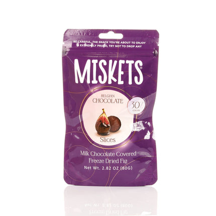 MISKETS MILK CHOCOLATE COATED FREEZE DRIED FIGS