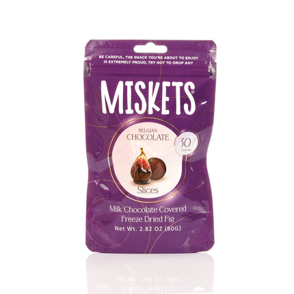 MISKETS MILK CHOCOLATE COATED FREEZE DRIED FIGS