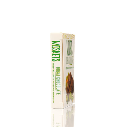 MISKETS MILK CHOCOLATE WITH CRISPY KADAYIF AND PISTACHIO FILLING  (100gr. Dubai Chocolate)