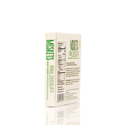 MISKETS MILK CHOCOLATE WITH CRISPY KADAYIF AND PISTACHIO FILLING  (100gr. Dubai Chocolate)