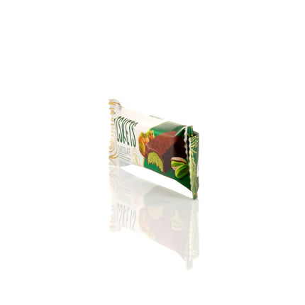 MISKETS MILK CHOCOLATE WITH CRISPY KADAYIF AND PISTACHIO FILLING (25gr.  Dubai Chocolate)