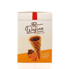 WAFINO WAFFLE CONES FILLED WITH MILK CHOCOLATE AND  CARAMEL CREAM(180gr)