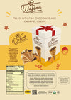 WAFINO WAFFLE CONES FILLED WITH MILK CHOCOLATE AND  CARAMEL CREAM(180gr)