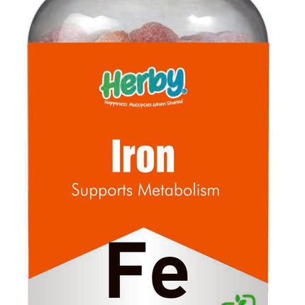 Iron Dietary Supplement Support Metabolism, 60 Gummies