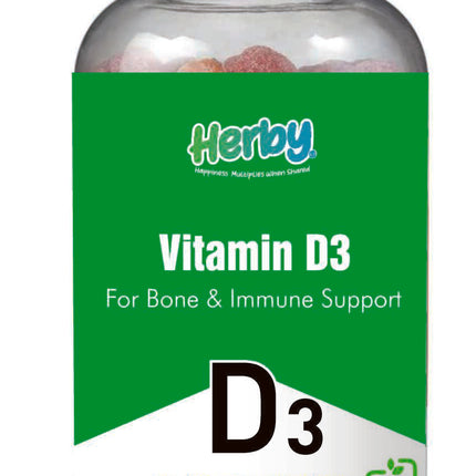 Vitamin D3 Dietary Supplement for Bone & Immune Support, 60 Gummies