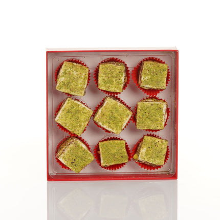 BAKLAVA LOKUM WITH CHOCOLATE AND PISTACHIO 9 PACK