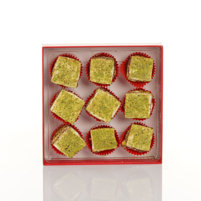 BAKLAVA LOKUM WITH CHOCOLATE AND PISTACHIO 9 PACK
