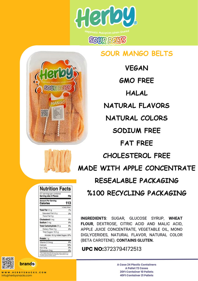 SOUR MANGO BELTS
