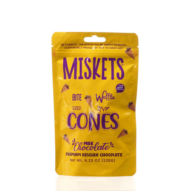 MISKETS WAFFLE CONES FILLED WITH MILK CHOCOLATE
