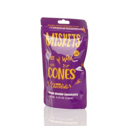 MISKETS WAFFLE CONES FILLED WITH DARK CHOCOLATE
