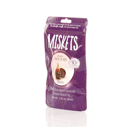 MISKETS MILK CHOCOLATE COATED FREEZE DRIED FIGS