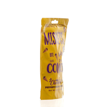 MISKETS WAFFLE CONES FILLED WITH MILK CHOCOLATE