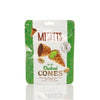 MISKETS WAFFLE CONES FILLED WITH PISTACHIO CREAM AND MILK CHOCOLATE (50 gr.  Dubai Chocolate Cones)