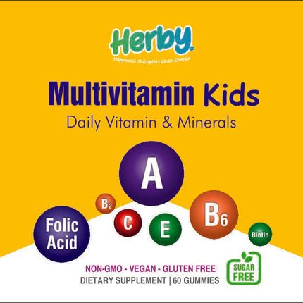 Multivitamin Kids, Dietary Supplement Daily Vitamin & Minerals