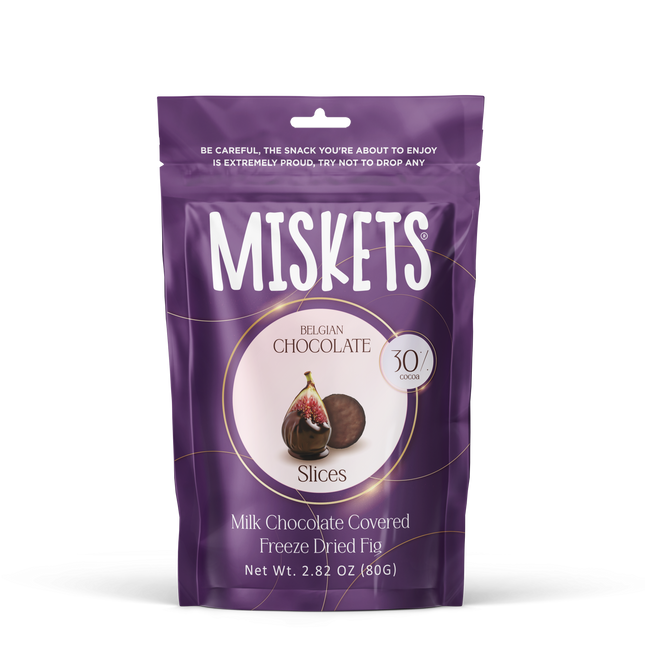 MISKETS MILK CHOCOLATE COATED FREEZE DRIED FIGS