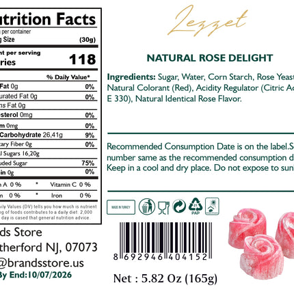 NATURAL ROSE LOKUM 9 PACK