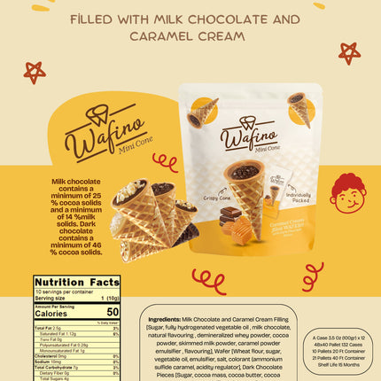 FİLLED WITH MILK CHOCOLATE AND  CARAMEL CREAM(100gr)