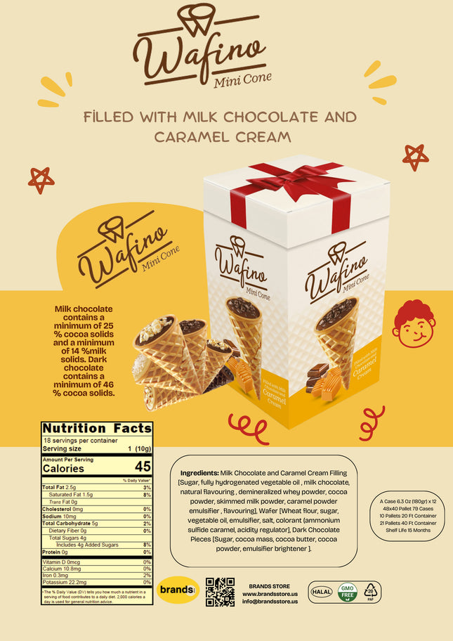 FİLLED WITH MILK CHOCOLATE AND  CARAMEL CREAM(180gr)