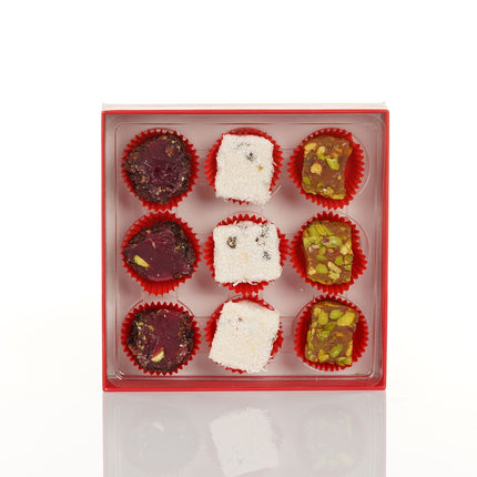 HAND MADE ASSORTED LOKUM 9 PIECES