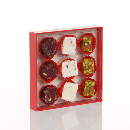 HAND MADE ASSORTED LOKUM 9 PIECES