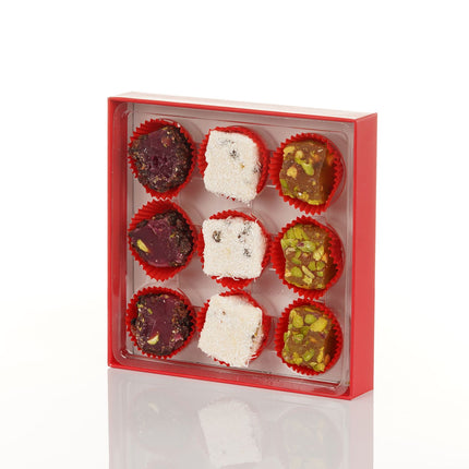 HAND MADE ASSORTED LOKUM 9 PIECES