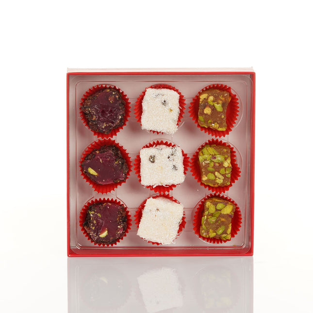 HAND MADE ASSORTED LOKUM 9 PIECES