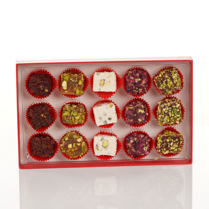 HAND MADE ASSORTED LOKUM 15 PIECES