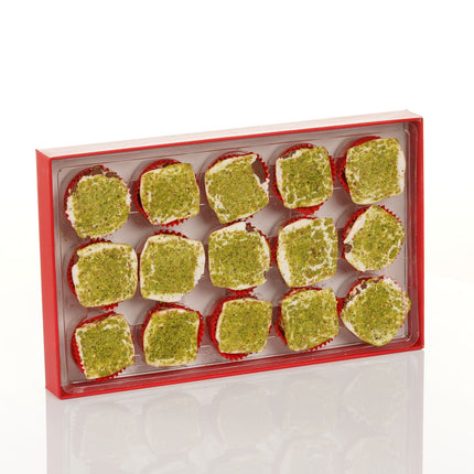 BAKLAVA LOKUM WITH CHOCOLATE AND PISTACHIO 15 PACK