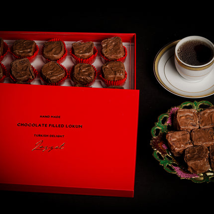 HAND MADE CHOCOLATE COVER LOKUM 15 PACK