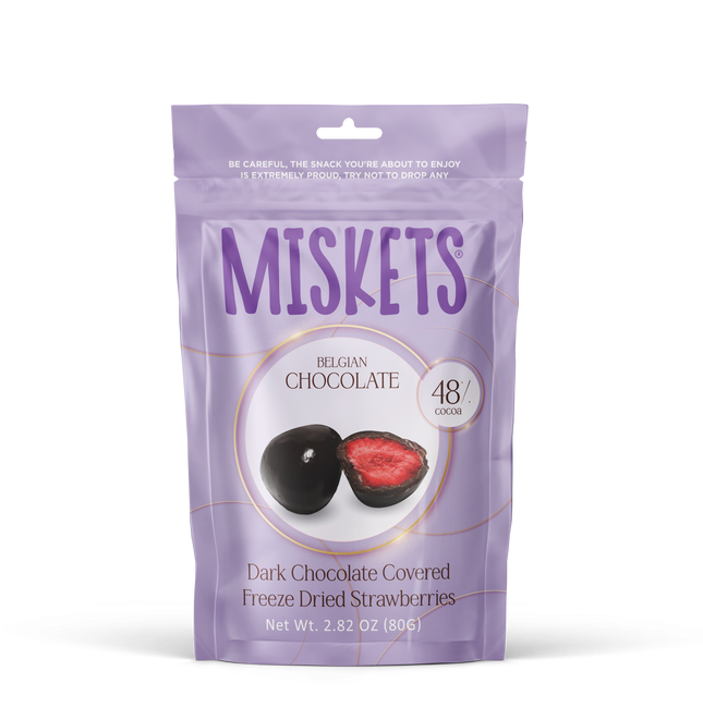 MISKETS DARK CHOCOLATE COATED STRAWBERRY